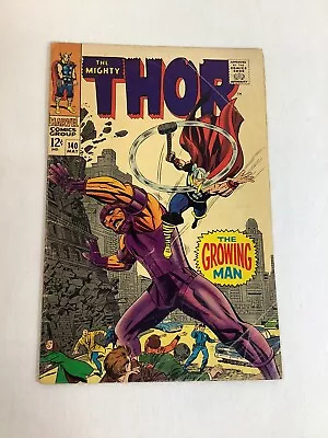 Buy The Mighty Thor #140 May 1St Growing Man Marvel Comics-1967 Silver Age  • 27.17£