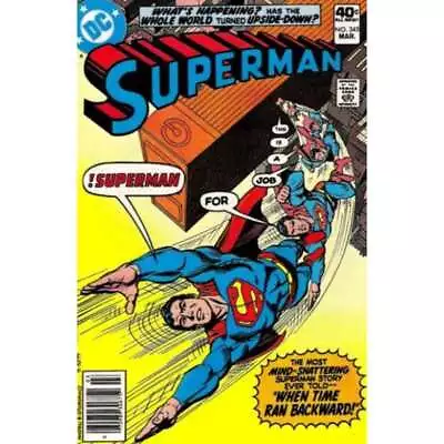Buy Superman #345  - 1939 Series DC Comics VF+ Full Description Below [b' • 6.83£