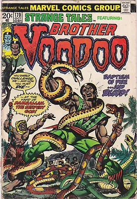 Buy Strange Tales #170 - Brother Voodoo - 2nd App & Origin - Marvel,Low Grade • 2.58£