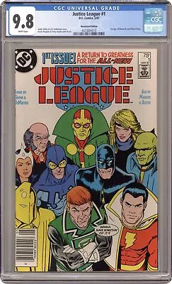 Buy Justice League America 1N CGC 9.8 Newsstand 1987 4423604016 • 206.17£
