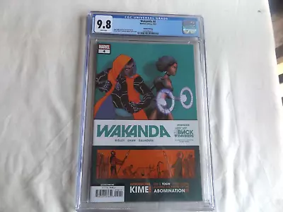 Buy MARVEL   WAKANDA    # 4 CGC 9.8  1st Appearance & Cover Of KIME 2ND PRINT • 9.99£