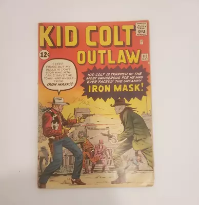 Buy Kid Colt Outlaw #110 May 1963 Iron Mask • 37.34£