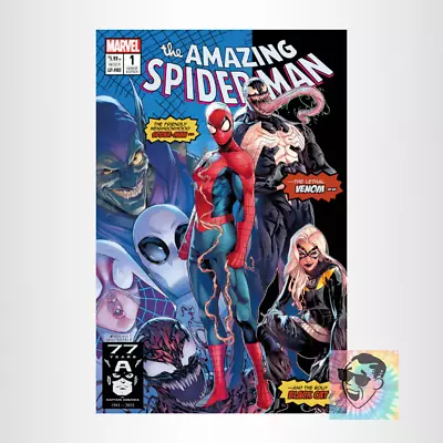 Buy Amazing Spider-man 1 Campbell Cvr A Variant Asm New Mutants 98 Homage Deadpool • 35.69£