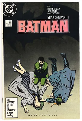 Buy Batman #404 Very Fine 8.0 Year One Part One Frank Miller 1987 • 15.52£