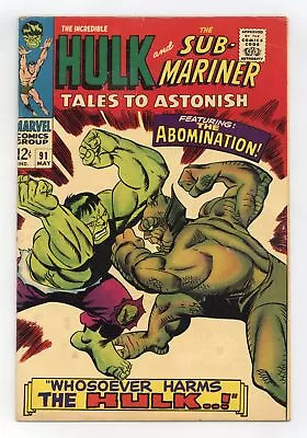 Buy Tales To Astonish #91 GD/VG 3.0 1967 • 41.23£