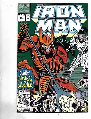 Buy Iron Man #281, 1992, 9.6, NM Plus, Masters Of Silence, Stan Lee Iron Man Classic • 54.36£