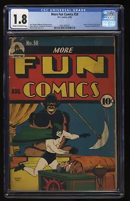 Buy More Fun Comics #58 CGC GD- 1.8 Ad For Batman #1! Early Spectre Appearance! • 1,901.91£