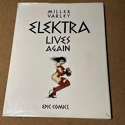 Buy Epic/Marvel Comics: Elektra Lives Again By Frank Miller 1990 Hardcover 1st Print • 15.53£