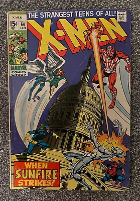 Buy The Uncanny X-Men #64 When Sunfire Strikes! • 590.22£