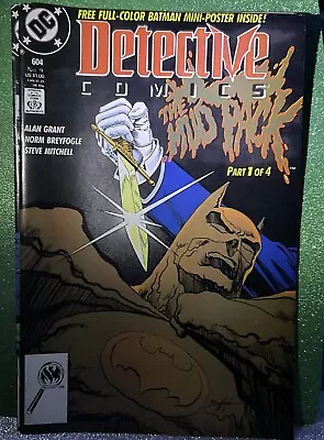 Buy DC COMIC BATMAN DETECTIVE COMICS Number 604  1 Of 4  MINT UNREAD With Poster (A) • 3.50£