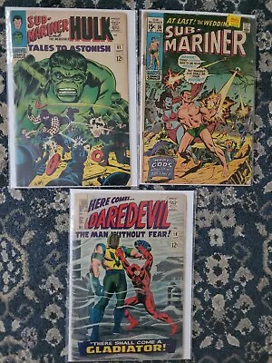 Buy Marvel Silver Age Comics Tales To Astonish 81 Daredevil 18 1st Gladiator • 31.06£