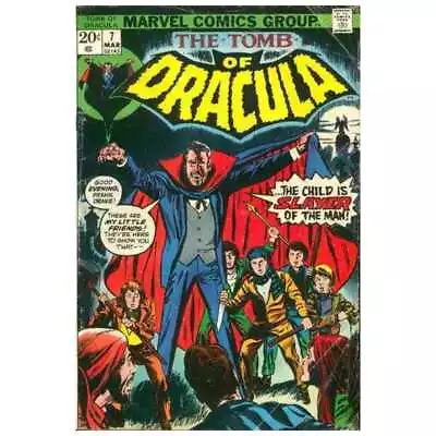 Buy Tomb Of Dracula #7  - 1972 Series Marvel Comics Fine+ Full Description Below [j& • 26.88£