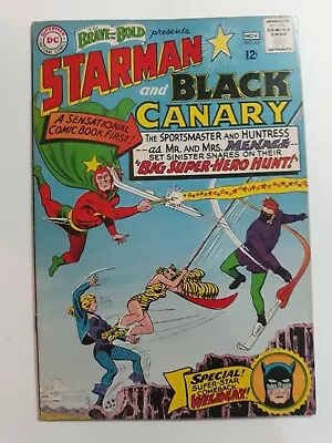 Buy BRAVE & THE BOLD #62 STARMAN & BLACK CANARY 1965 Murphy Anderson Cvr & Art  • 100.95£