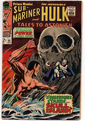 Buy Tales To Astonish #96 October 1967 FN-/VG+Marvel - ACTUAL SCANS Of Comic! • 9.33£
