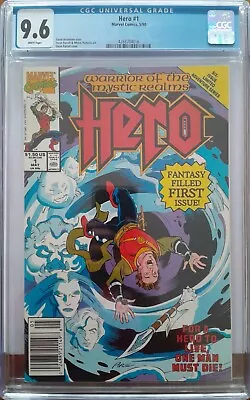 Buy HERO : WARRIOR OF THE MYSTIC REALMS Comic  #1 May 1990 Marvel Comics CGC 9.6 MN+ • 68.99£