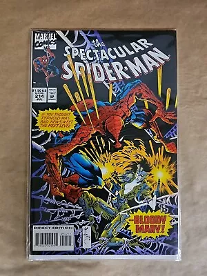 Buy The Spectacular Spider-Man #214 Bloody Mary! 1994 Marvel Comics • 3.10£