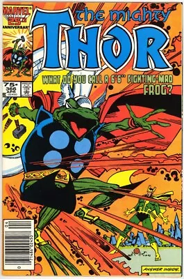 Buy THOR 366 VF/NM 9.0 1st THROG FROG CVR SIMONSON LOKI MARVEL COPPER NEWSSTAND BIN • 15.53£