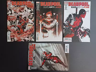 Buy Deadpool Black White & Blood #1 2 3 & 4 - #1-4 - Complete Set - 2021 - NM • 23.29£