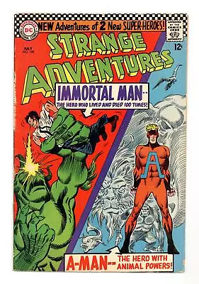 Buy Strange Adventures #190 GD+ 2.5 1966 1st App. Animal Man In Costume • 35.72£