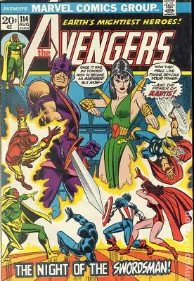 Buy Avengers #114 VG 4.0 1973 Stock Image • 13.98£