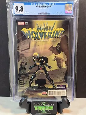 Buy All-new Wolverine #2 Cgc 9.8 1st Appearance Gabby/honey Badger Marvel Comic 2016 • 116.48£