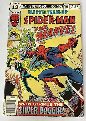 Buy Marvel Team-up #77 Feat Spider-Man & Ms. Marvel Marvel Comics 1978 • 7.95£