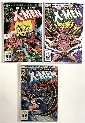Buy Uncanny X-Men 161, 162, 163 Claremont Cockrum 1982 F-VF Direct Edition • 17.12£