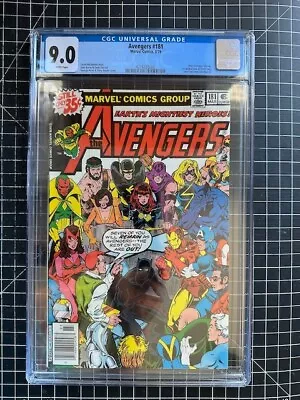 Buy Marvel Avengers #181 CGC 9.0 1st Scott Lang Ant-Man • 116.49£