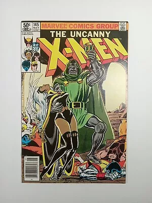 Buy Uncanny X-Men 145 Bronze Age Marvel 1981 Doctor Doom Cover Chris Claremont VF+ • 17.08£