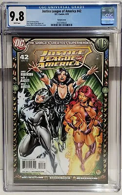 Buy Justice League Of America #42 (2010, DC) CGC 9.8 NM/MT 1:25 Adrian Melo Variant • 209.68£