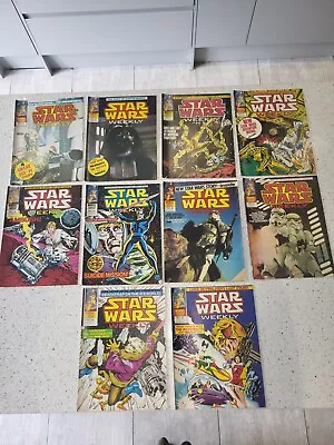 Buy 10 Marvel Star Wars Weekly Bronze Age Comics - Job Lot Issue No 51-60 Early 1979 • 20£