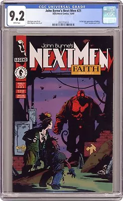 Buy Next Men John Byrne's #21 CGC 9.2 1993 3932773014 1st Full Comic Book Hellboy • 151.44£