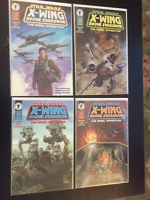 Buy Dark Horse Comics STAR WARS X-Wing Rogue Squadron REBEL OPPOSITION #1-4 Complete • 19.41£
