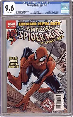Buy Amazing Spider-Man #546A McNiven 1st Printing CGC 9.6 2008 3956979011 • 69.89£
