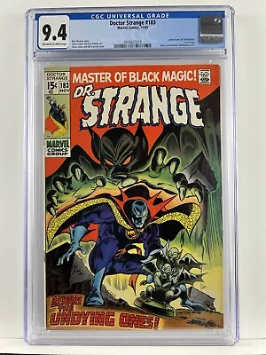 Buy Doctor Strange #183 CGC 9.4 Final Issue 1st Appearance Undying Ones Marvel 1969 • 217.45£