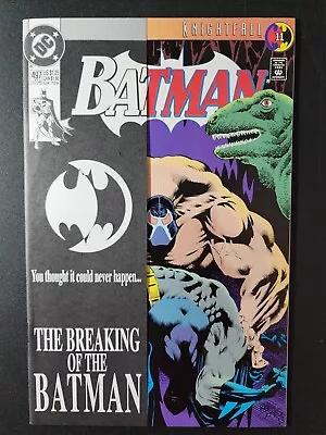 Buy Batman #497  NM+  DC Comics 1993 Bane Breaks Batman's Back • 7.76£