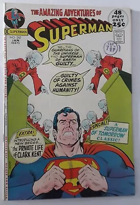 Buy Superman 247 Fine+/NVF £20 Jan 1972. Postage On 1-5 Comics  £2.95. • 20£