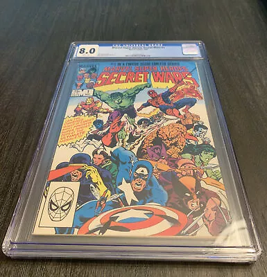 Buy Marvel Super Heroes SECRET WARS #1 (1984) ~ CGC 8.0 White Pages ~ 1st Beyonder🔥 • 38.82£