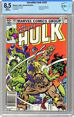Buy Incredible Hulk #282 CBCS 8.5 Newsstand 1983 21-2f6bb83-012 • 31.84£