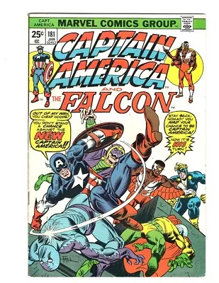 Buy Captain America 181 7.0 FN/VF Marvel Comics 1974 • 11.61£