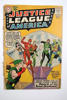 Buy Justice League Of America 4 Green Arrow Joins The JLA 1961 Silver Age DC 1.0-2.0 • 43.68£