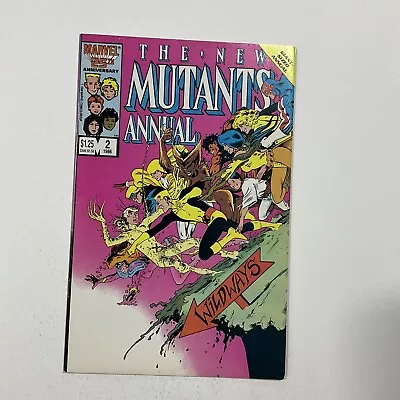 Buy New Mutants Annual 2 Fine+ Fn+ 6.5 First US Psylocke Marvel 1986 • 23.29£