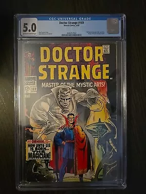 Buy Doctor Strange #169 CGC 5.0 Graded 1st Solo Title 1968 Marvel Comics Origin KEY • 166.97£