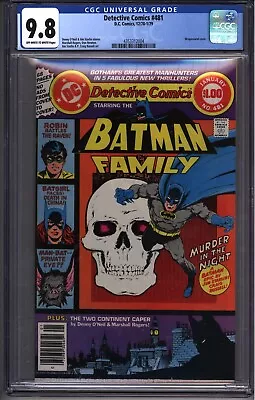 Buy * DETECTIVE Comics #481 CGC 9.8 Rogers Starlin Batman Family (4353312004) * • 349.44£