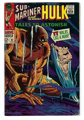 Buy Tales To Astonish 92 F/VF 7.0 Silver Age Incredible Hulk The Sub-Mariner 1967 • 15.14£