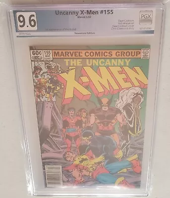 Buy Uncanny X-Men #155 1982 NOT CGC PGX GRADED 9.6 (Newsstand Edition) D • 58.25£