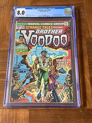 Buy Strange Tales 169 CGC 8.0 OW/White (1st App Of Brother Voodoo) #001 + Magnet • 309.87£