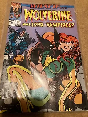 Buy What If...? #24 Wolverine Was Lord Of The Vampires 1991 Marvel Comics • 5£