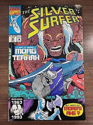 Buy SILVER SURFER #80 (1993) 1st GANYMEDE APP - MORG Vs TERRAX - UNREAD NM CONDITION • 2.52£