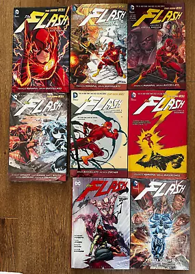 Buy Flash Bundle 1-8 New 52 Hardback Hardcover Graphic Novel DC Comics Manapul • 59.95£